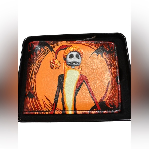Disney’s Nightmare before Christmas Jack‎ Skellington Men’s bifold wallet new - Picture 6 of 12